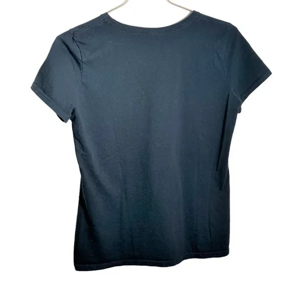 Women's Black Fruit of the Loom 100% Cotton Be Kind T-Shirt, Size L - Picture 2 of 6